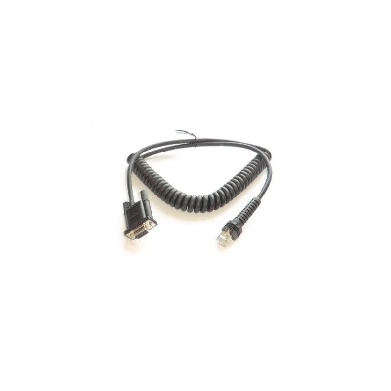 Kabel RS232, sprężynowy do czytników Datalogic
